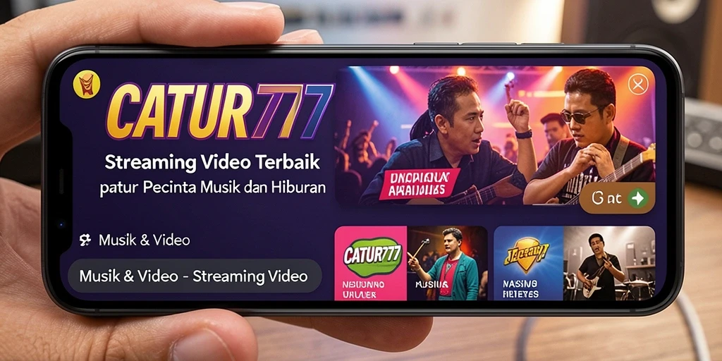 Tampilan antarmuka aplikasi CATUR777 yang menarik dan mudah digunakan.