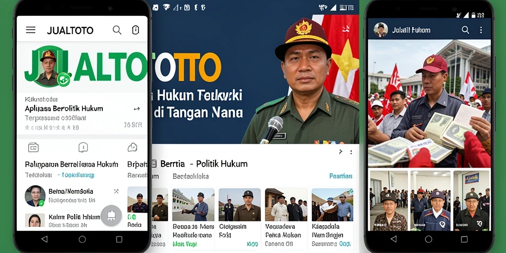 Tampilan antarmuka JUALTOTO yang modern dan informatif.